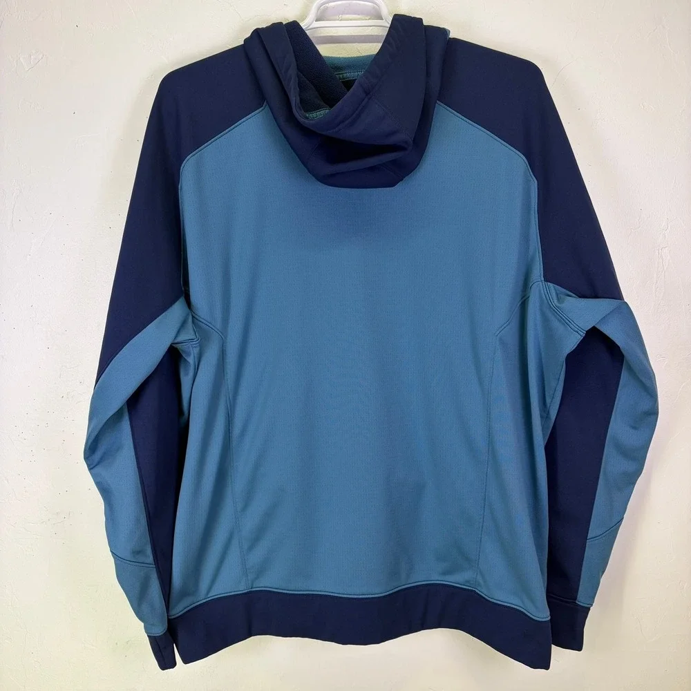 Nike Elite Men's Full Zip Hoodie 3XL Blue Therma-Fit Basketball Jacket